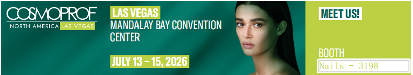 Cosmoprof Las Vegas 2026 (জুলাই 13-15): Joyrich / সেরা ব্রাশ B2B পাইকারি এবং ব্যক্তিগত লেবেল অংশীদারদের জন্য কাস্টম পেশাদার নেইল ব্রাশ উপস্থাপন করে